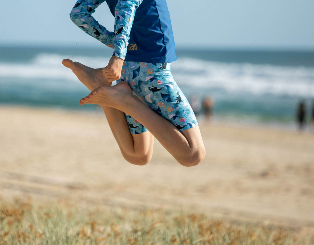 I Sea You! (blue) Children's Swim Shorts